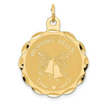Load image into Gallery viewer, 14K Yellow Gold Wedding Bells Charm Pendant