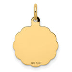 Load image into Gallery viewer, 14K Yellow Gold You Are Always In My Heart Charm Pendant