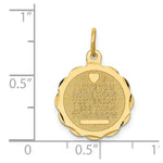 Load image into Gallery viewer, 14K Yellow Gold Love Charm Pendant
