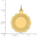 Load image into Gallery viewer, 14K Yellow Gold A Date to Remember Charm Pendant
