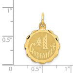 Load image into Gallery viewer, 14K Yellow Gold #1 Godfather Charm Pendant