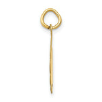 Load image into Gallery viewer, 14K Yellow Gold Polished Its a Girl Scalloped Disc Charm