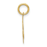 Load image into Gallery viewer, 14K Yellow Gold Sweet Sixteen Disc Charm Pendant