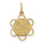 Load image into Gallery viewer, 14K Yellow Gold Happy Birthday Charm Pendant