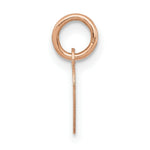 Load image into Gallery viewer, 14K Rose Gold Heart Disc Charm Pendant Pendant