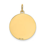 Load image into Gallery viewer, 14K Yellow Gold Chihuahua Disc Charm