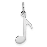 Load image into Gallery viewer, 14K White Gold Polished Musical Note Charm Pendant
