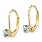 Load image into Gallery viewer, 14K Aquamarine Earrings - March