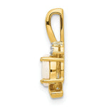 Load image into Gallery viewer, 14K Yellow Gold Diamond & 0.28-Carat Oval Opal Pendant