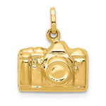 Load image into Gallery viewer, 14K Yellow Gold 3-D Polished Camera Charm