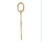 Load image into Gallery viewer, 14K Yellow Gold Star of David Pendant 21mm length