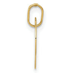 Load image into Gallery viewer, 14K Yellow Gold Heart Charm 14mm Diameter