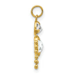 Load image into Gallery viewer, 14K Yellow Gold April Boy Birthstone Charm Birthstone Charm Pendant