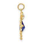 Load image into Gallery viewer, 14K Yellow Gold September Girl Birthstone Charm Birthstone Charm Pendant