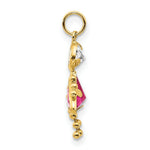 Load image into Gallery viewer, 14K Yellow Gold October Girl Birthstone Charm Birthstone Charm Pendant