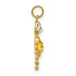 Load image into Gallery viewer, 14K Yellow Gold November Boy Birthstone Charm Birthstone Charm Pendant