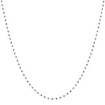 Load image into Gallery viewer, 14k White Gold Coffee Brown Diamond Briolette Necklace length: 24 inches