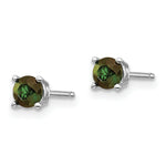 Load image into Gallery viewer, 14K White Gold Green Tourmaline Earrings 0.5-Carat tw