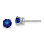 Load image into Gallery viewer, 14K White Gold Sapphire Earrings 1.32-Carat tw