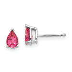 Load image into Gallery viewer, 14K White Gold Pink Spinel Earrings 0.92-Carat tw