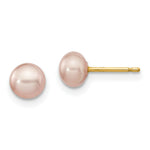 Load image into Gallery viewer, 14K Yellow Gold Three Pair Box Set Freshwater Cultured Pearl Earrings