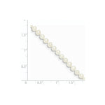 Load image into Gallery viewer, 14K Yellow Gold 3-4mm Freshwater Cultured Pearl White Necklace length: 14 inches