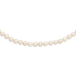 Load image into Gallery viewer, 14K Yellow Gold 5-6mm Egg Freshwater Cultured Pearl White Necklace length: 14 inches