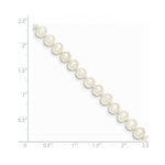Load image into Gallery viewer, 14K Yellow Gold 5-6mm Egg White Freshwater Cultured Pearl Girls Bracelet length: 4 inches