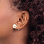 Load image into Gallery viewer, 14K Yellow Gold 6-7mm & 9-10mm White Round Freshwater Cultured Pearl Screw On Earrings