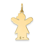 Load image into Gallery viewer, 14K Yellow Gold Kid Charm Pendant