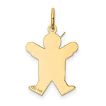 Load image into Gallery viewer, 14K Yellow Gold Kid Charm Pendant