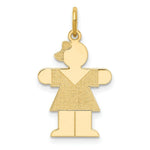 Load image into Gallery viewer, 14K Yellow Gold Kid Charm Pendant