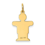 Load image into Gallery viewer, 14K Yellow Gold Kid Charm Pendant