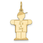Load image into Gallery viewer, 14K Yellow Gold Kid Charm Pendant