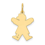 Load image into Gallery viewer, 14K Yellow Gold Kid Charm Pendant