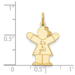 Load image into Gallery viewer, 14K Yellow Gold Kid Charm Pendant