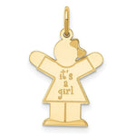 Load image into Gallery viewer, 14K Yellow Gold Kid Charm Pendant