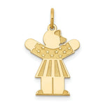 Load image into Gallery viewer, 14K Yellow Gold Kid Charm Pendant