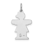 Load image into Gallery viewer, 14K White Gold Kid Charm Pendant
