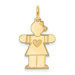 Load image into Gallery viewer, 14K Yellow Gold Kid Charm Pendant