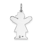Load image into Gallery viewer, 14K White Gold Kid Charm Pendant