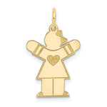 Load image into Gallery viewer, 14K Yellow Gold Kid Charm Pendant