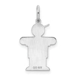 Load image into Gallery viewer, Sterling Silver Hugs Kid Charm Pendant