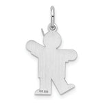 Load image into Gallery viewer, Sterling Silver Kiss Kid Charm Pendant