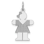 Load image into Gallery viewer, Sterling Silver Hugs Kid Charm Pendant