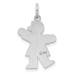 Load image into Gallery viewer, Sterling Silver Kiss Kid Charm Pendant