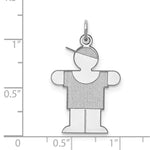 Load image into Gallery viewer, Sterling Silver Hugs Kid Charm Pendant