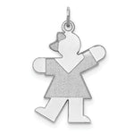 Load image into Gallery viewer, Sterling Silver Kiss Kid Charm Pendant