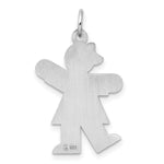 Load image into Gallery viewer, Sterling Silver Kiss Kid Charm Pendant