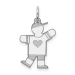 Load image into Gallery viewer, Sterling Silver Kid Charm Pendant